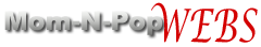 Mom-N-Pop Webs logo